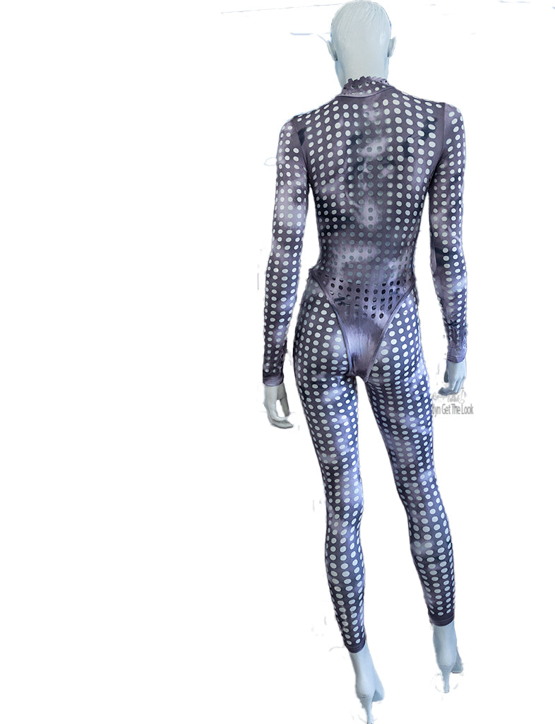 Traffic Blocking in This Sexy Hole Tie Dye Long Sleeve Bodysuit Leggings Set. Turtleneck Collar Elastic High Waist, Stylish Bodcon Two Piece Set. This is just right for Party, Clubwear, or a Night out on the town, Women outfit