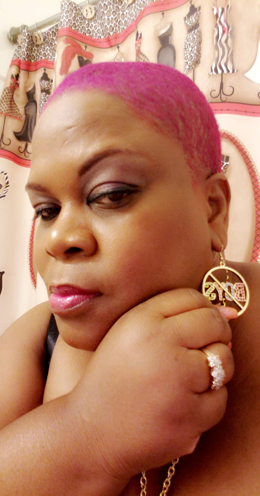 boys studded earrings. Double plated, fish hook ear wire. Earring measures drop 2 1/4"