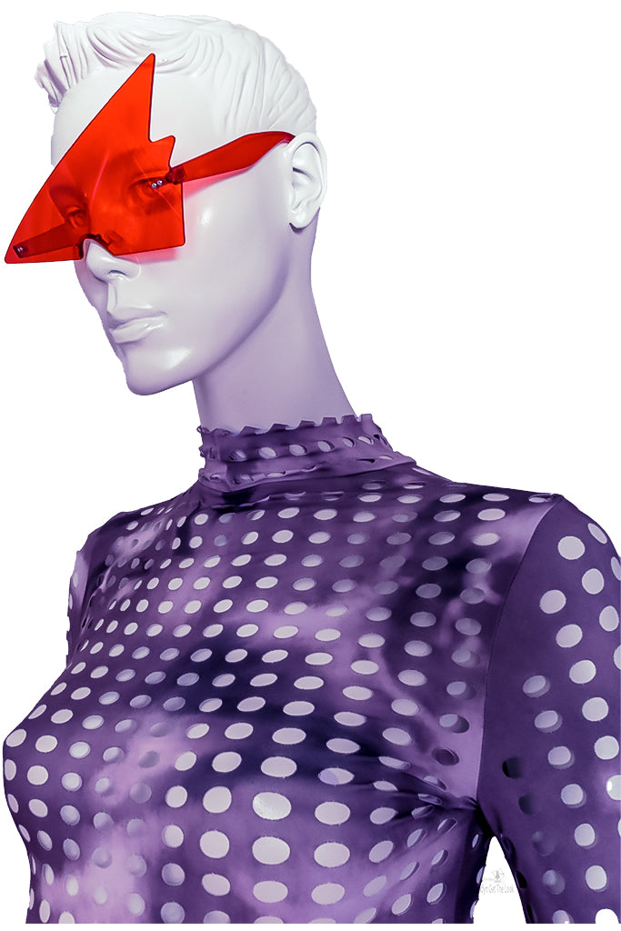 Londyn Ain't throwing shade in these triangular rimless sunglasses. Our large plastic unisex fashion novelty frame sunglasses one size fits most, classic fit, great quality UV 400 Protection