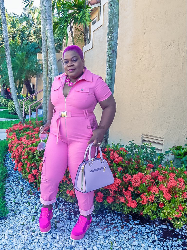 This Bumpa Zip-Up Front Jumpsuits For Women