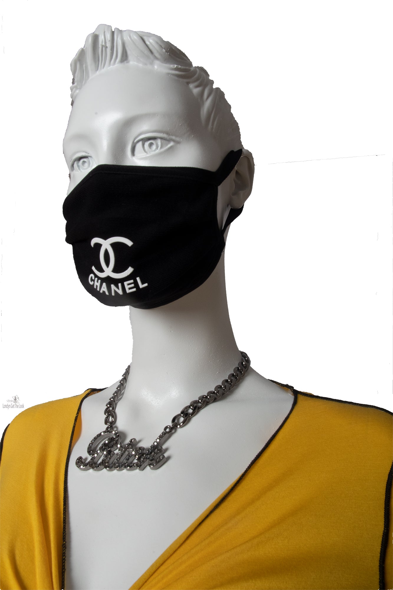 reusable washable Luxury Fashion Face Mask are pleated for better contoured and comfort fit, nasal mouth and underneath chin are fully covered Lightweight Double-layered Elastic ear loops.