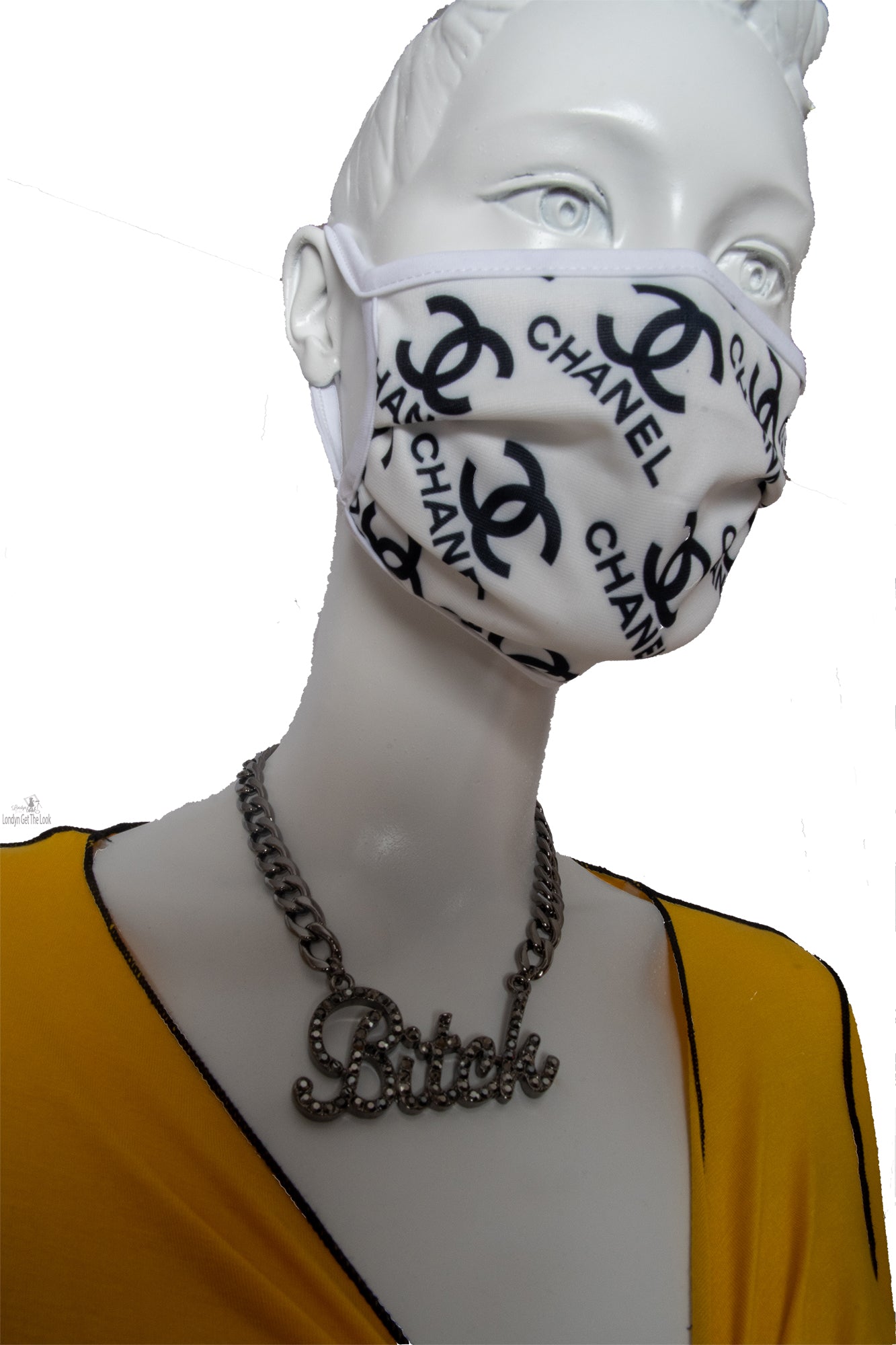 reusable washable Luxury Fashion Face Mask are pleated for better contoured and comfort fit, nasal mouth and underneath chin are fully covered Lightweight Double-layered Elastic ear loops.