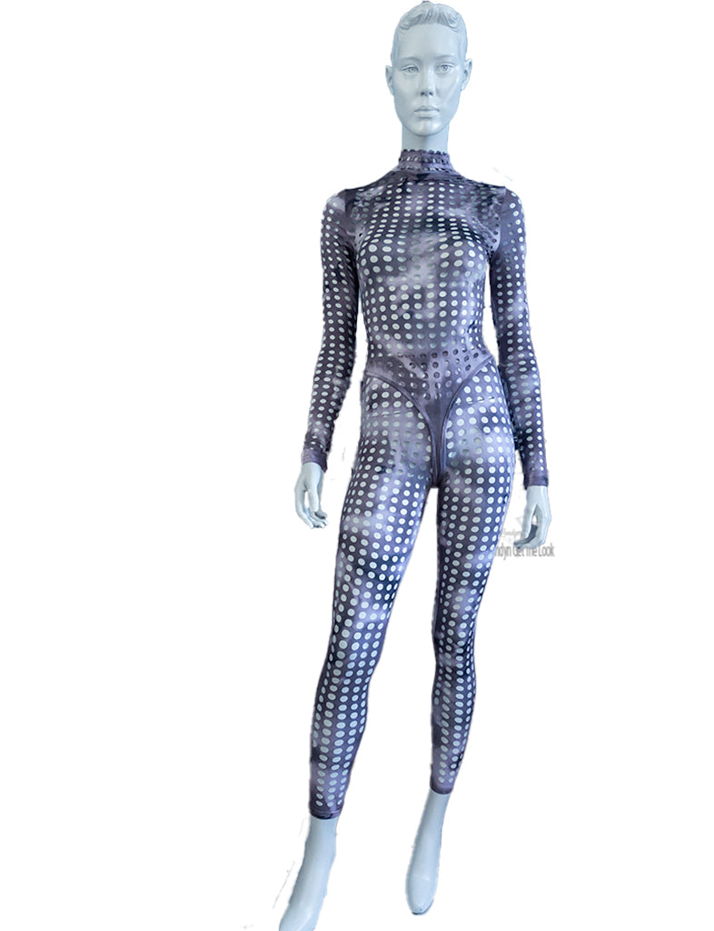 Traffic Blocking in This Sexy Hole Tie Dye Long Sleeve Bodysuit Leggings Set. Turtleneck Collar Elastic High Waist, Stylish Bodcon Two Piece Set. This is just right for Party, Clubwear, or a Night out on the town, Women outfit