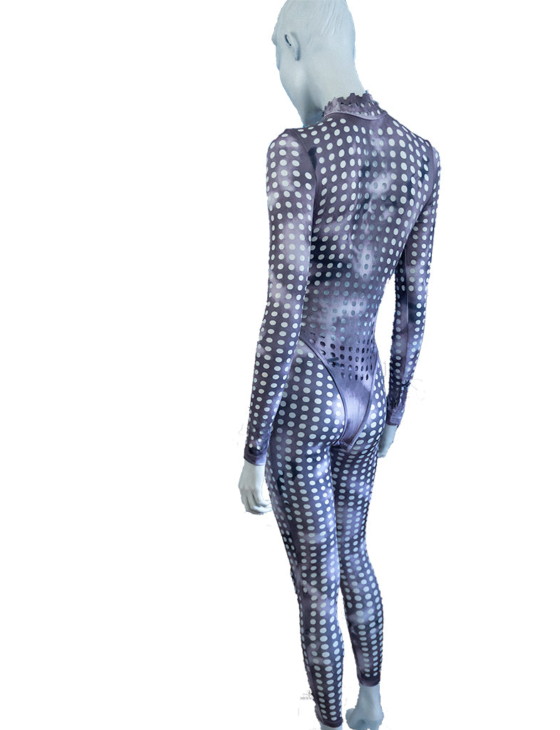 Traffic Blocking in This Sexy Hole Tie Dye Long Sleeve Bodysuit Leggings Set. Turtleneck Collar Elastic High Waist, Stylish Bodcon Two Piece Set. This is just right for Party, Clubwear, or a Night out on the town, Women outfit
