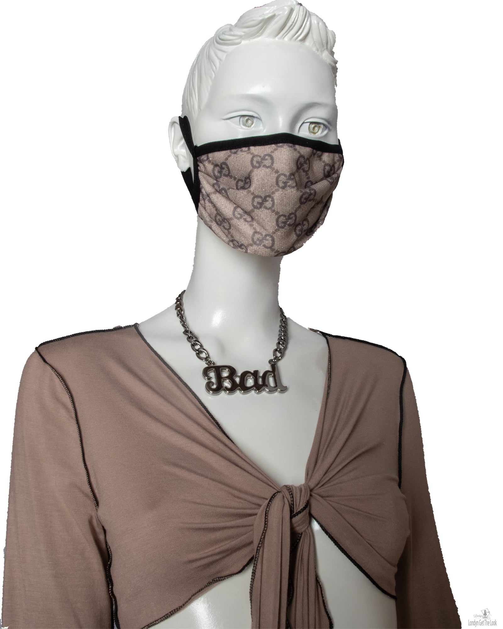 reusable washable Luxury Fashion Face Mask are pleated for better contoured and comfort fit, nasal mouth and underneath chin are fully covered Lightweight Double-layered Elastic ear loops.