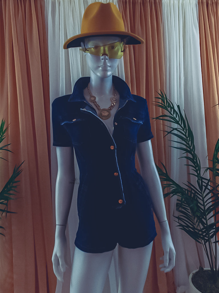 Rock my world in these two tone classic stylish Fedora Felt Hat features a wide Brim, leather belt with buckle panama style. Ready to turn head? Can be worn with any of our jeans from the Jeans out denim Collection a bustier/crop top with heels to bring out that fashionable fashionista in you.